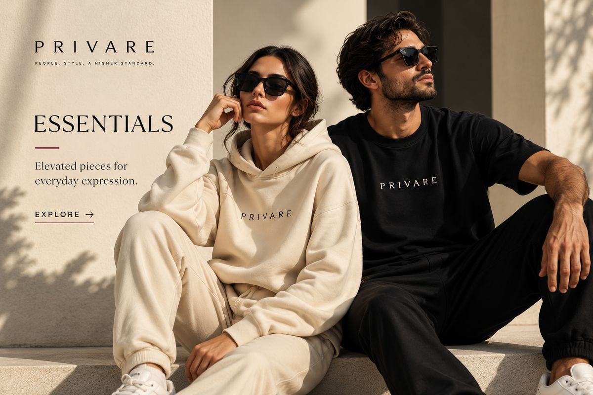 Shop PRIVARE apparel and accessories